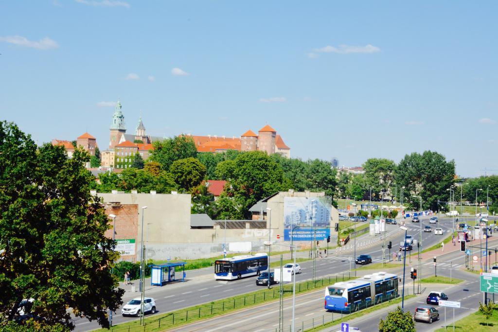 Apartament Z Widokiem Na Wawel W Centrum Miasta Cracovia Habitación foto